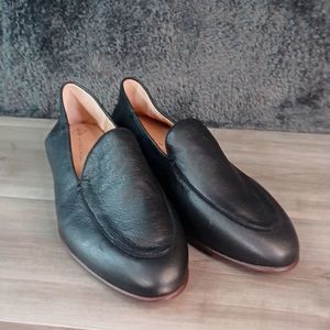 Antonio Melani Leather Black Loafers 9.5 M